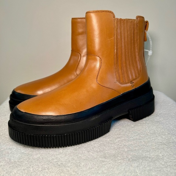 Sperry Highland Chelsea Chunky Leather Boot‎ Tan women’s size 9.5 - Picture 6 of 8